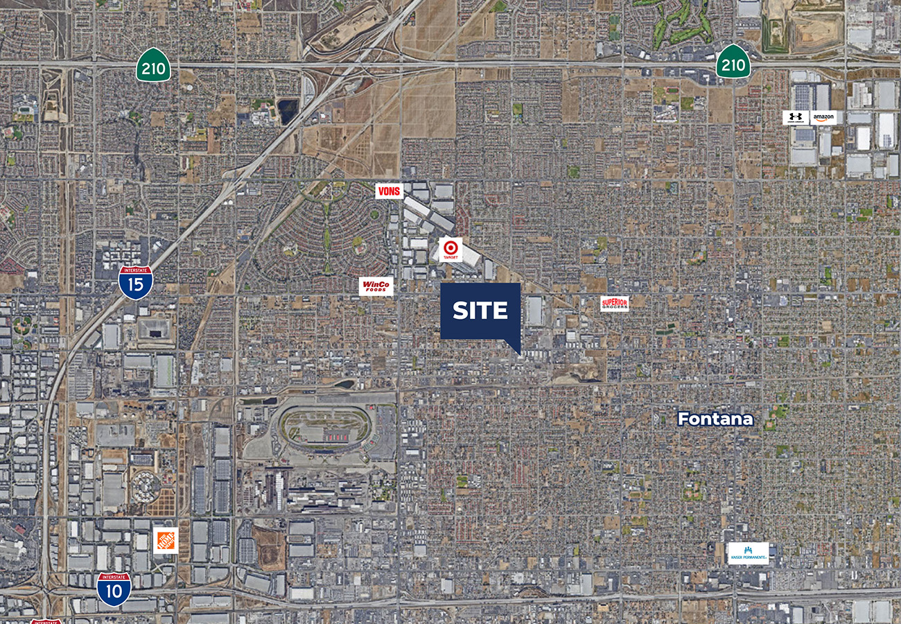Arrow Highway - Area Map